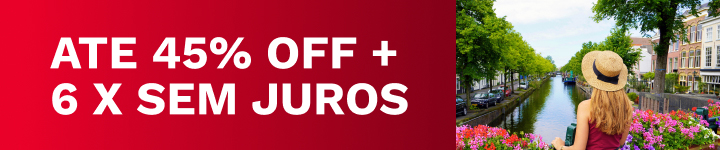 Moça aproveita a viagem em Amsterdã com seguro Assist Card, com até 45% de desconto para destinos internacionais